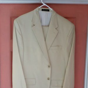 Ralph Lauren Single-Breasted Tan Suit - 42L